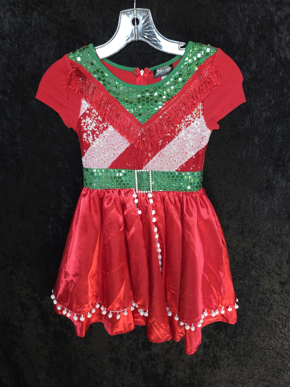JoJo Siwa Red & Green Sequin Holiday Dress